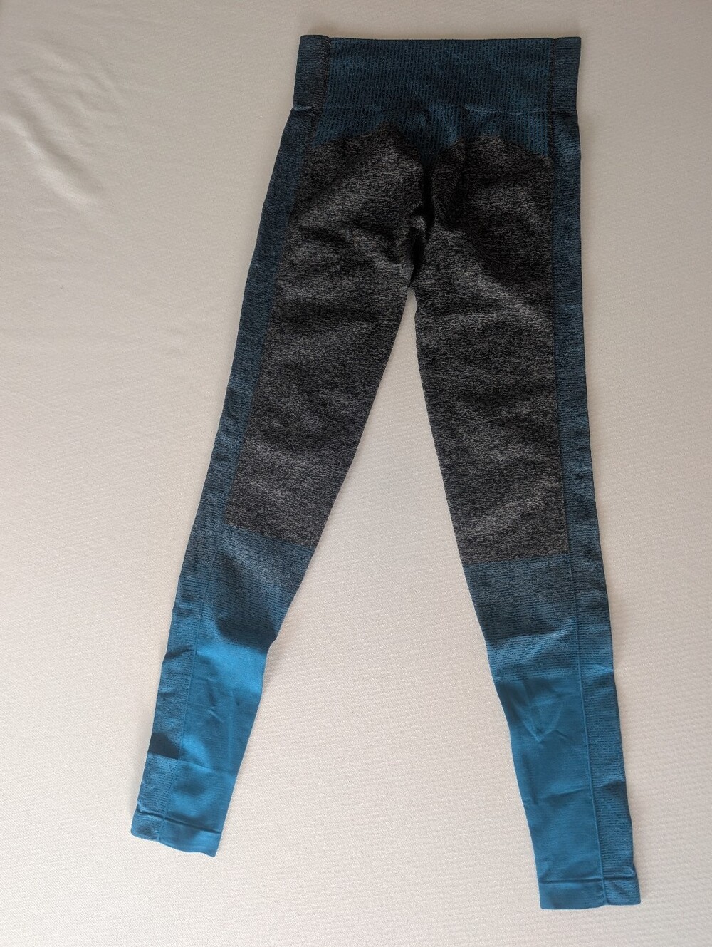 Gymshark Amplify Leggings Black Marl/Deep Teal Women's Sz S - Picture 7 of 12